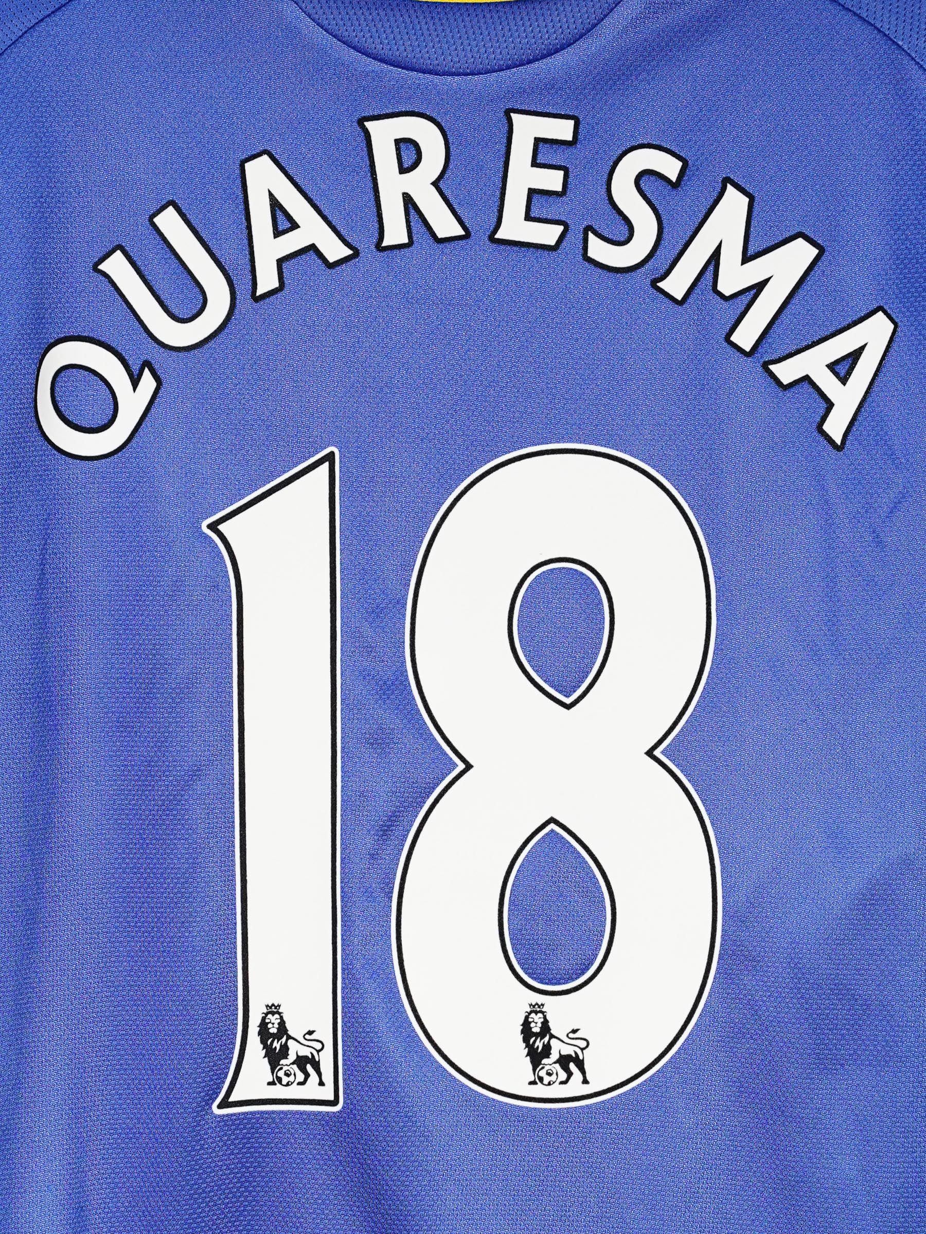 2008/9 Chelsea Quaresma #18 Home Shirt (XL) Adidas – First11