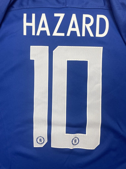 Chelsea Home Shirt 2017/18 Hazard #10 - 10/10 - M