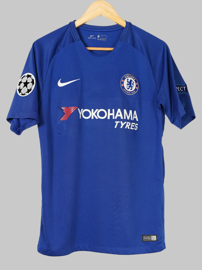 Chelsea Home Shirt 2017/18 Hazard 10 (M)