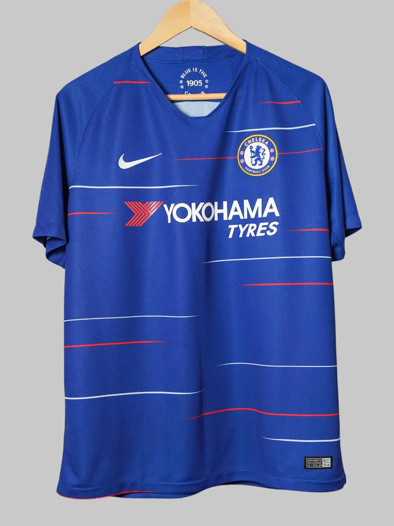 Chelsea Home Shirt 2018/19 Hazard 10 (L)