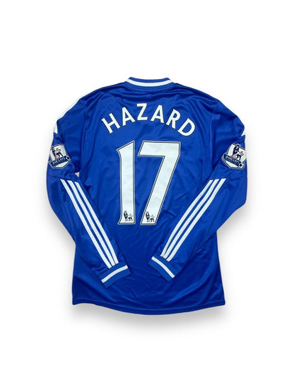 Chelsea Home Shirt L/S 2013/14 Hazard #17 - 10/10 - S