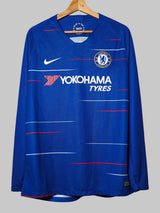 Chelsea Home Shirt L/S 2018/19 Hazard 10 (L)