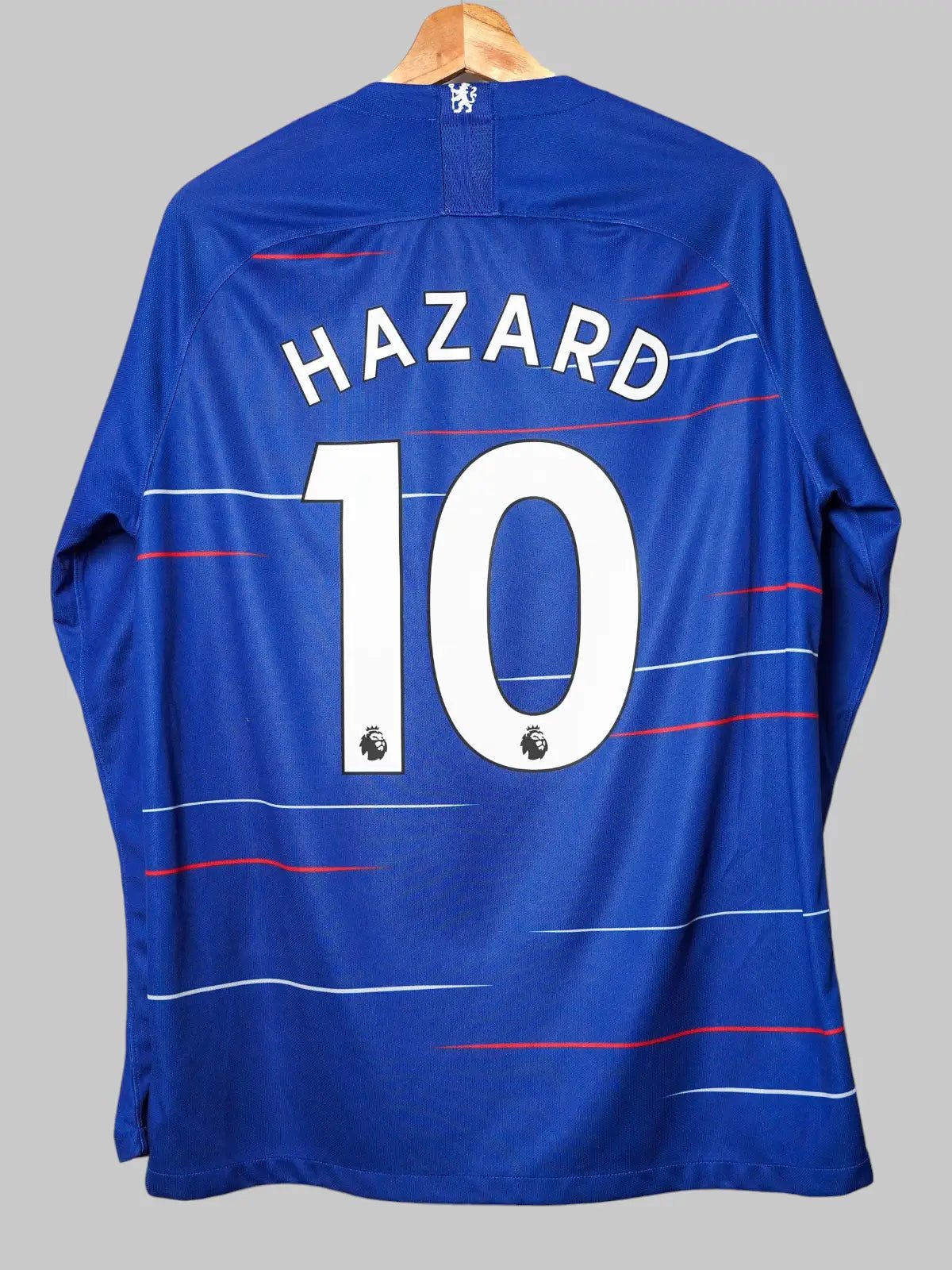 Chelsea Home Shirt L/S 2018/19 Hazard 10 (L)