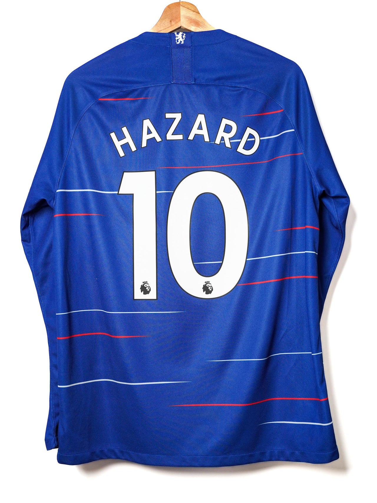 Chelsea Home Shirt L/S 2018/19 Hazard 10 (L)