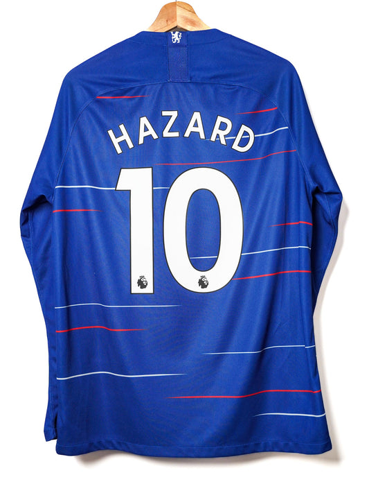 Chelsea Home Shirt L/S 2018/19 Hazard 10 (L)