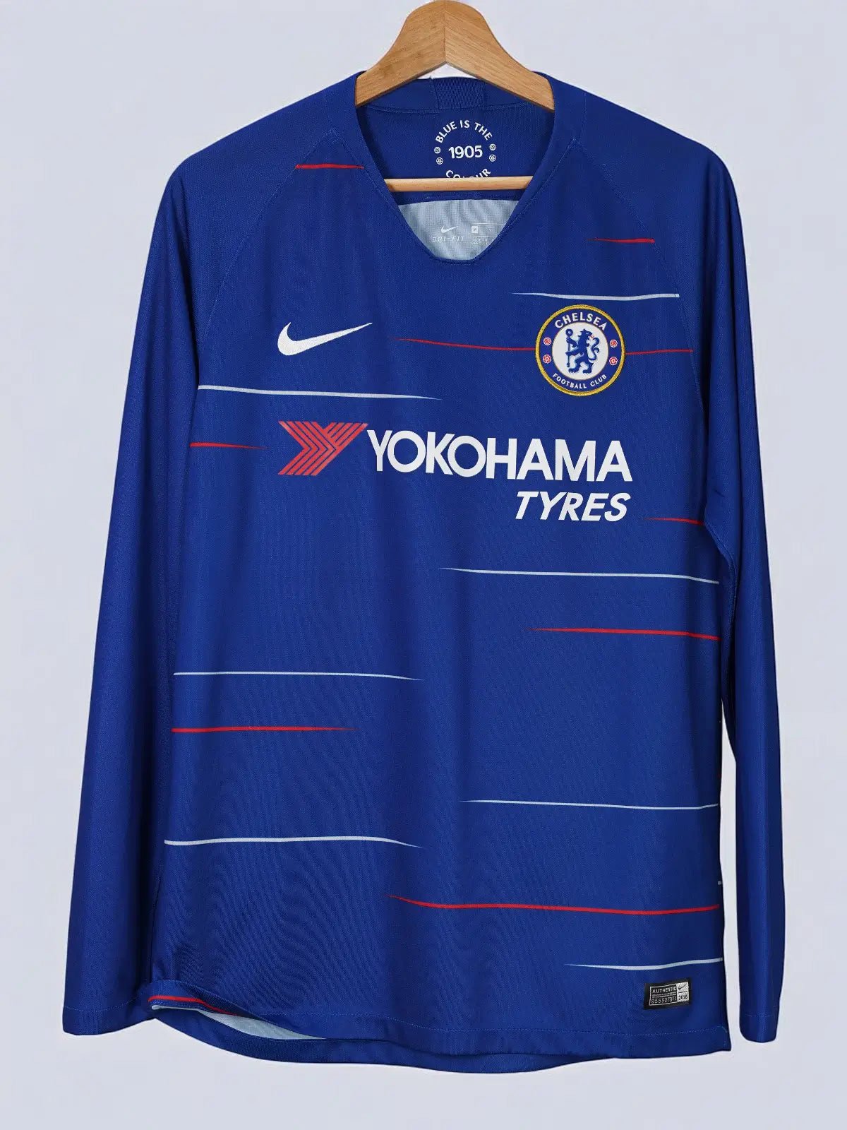 Chelsea Home Shirt L/S 2018/19 Kante 7 (M)