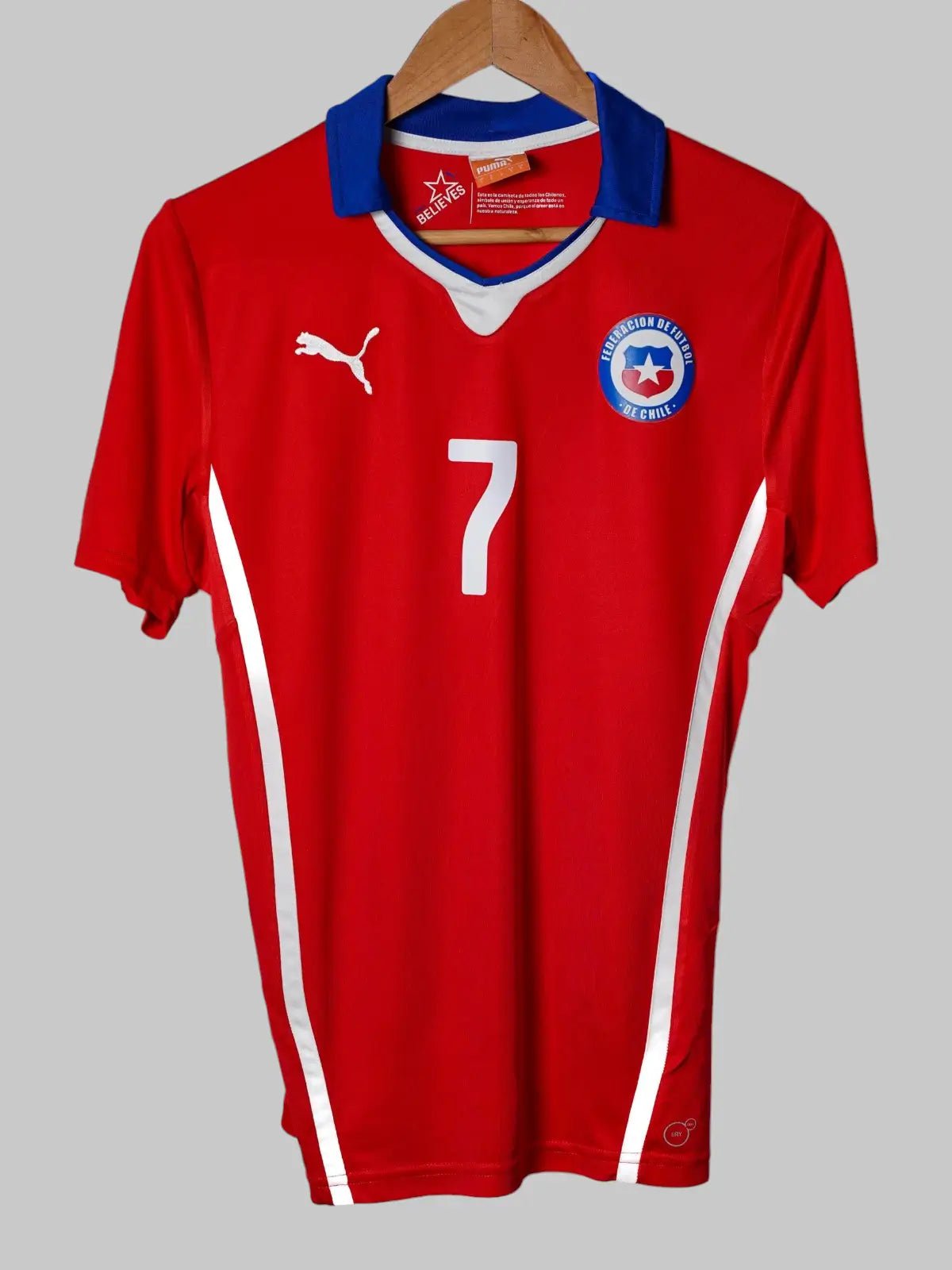 Chile Home Shirt 2014/15 Alexis 7 (S)
