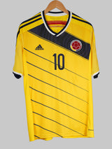 Colombia Home Shirt 2014/15 James 10 (L)