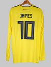 Colombia Home Shirt L/S 2018/19 BNWT James #10 (L)