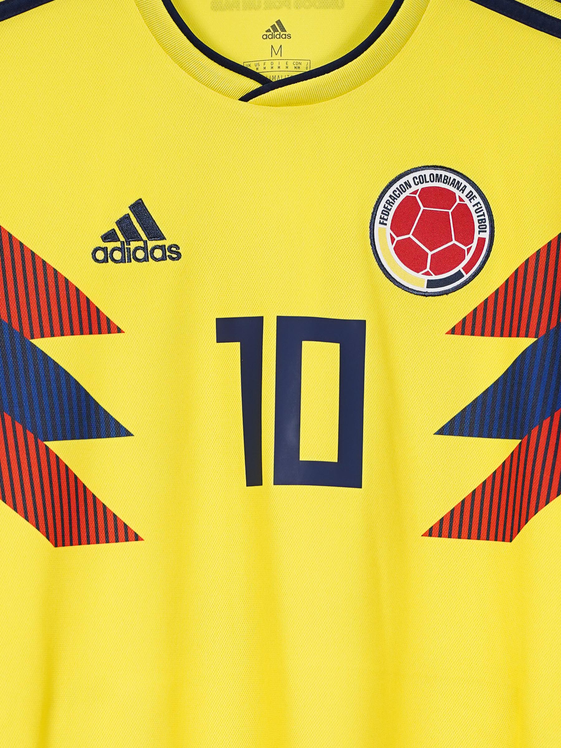 Colombia Home Shirt L/S 2018/19 James 10 (M)