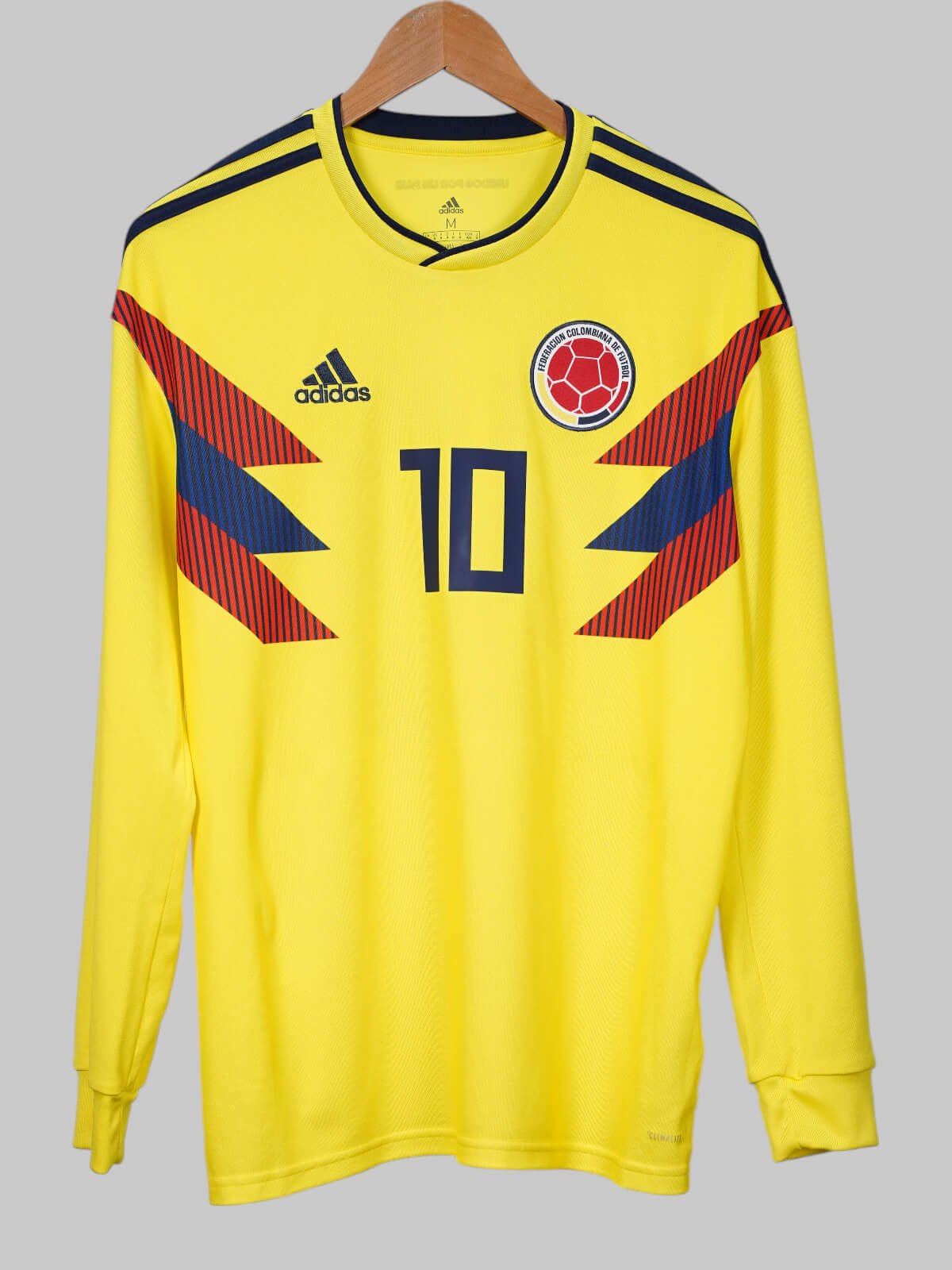 2018/19 Colombia Rodríguez #10 Home Shirt L/S (M) Adidas | First11
