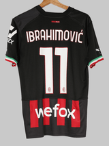 2022/23 AC Milan Ibrahimovic #11 Home Shirt (S)