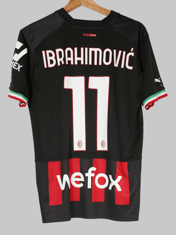 2022/23 AC Milan Ibrahimovic #11 Home Shirt (S)