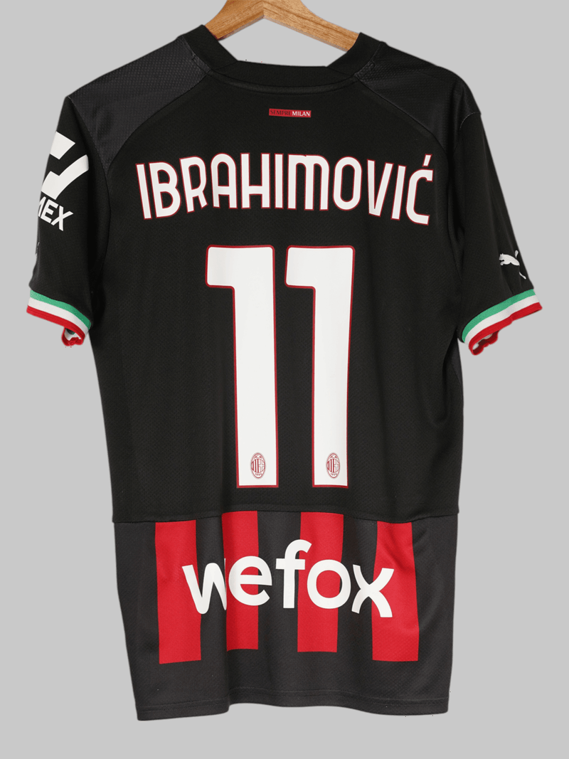 2022/23 AC Milan Ibrahimovic #11 Home Shirt (S)