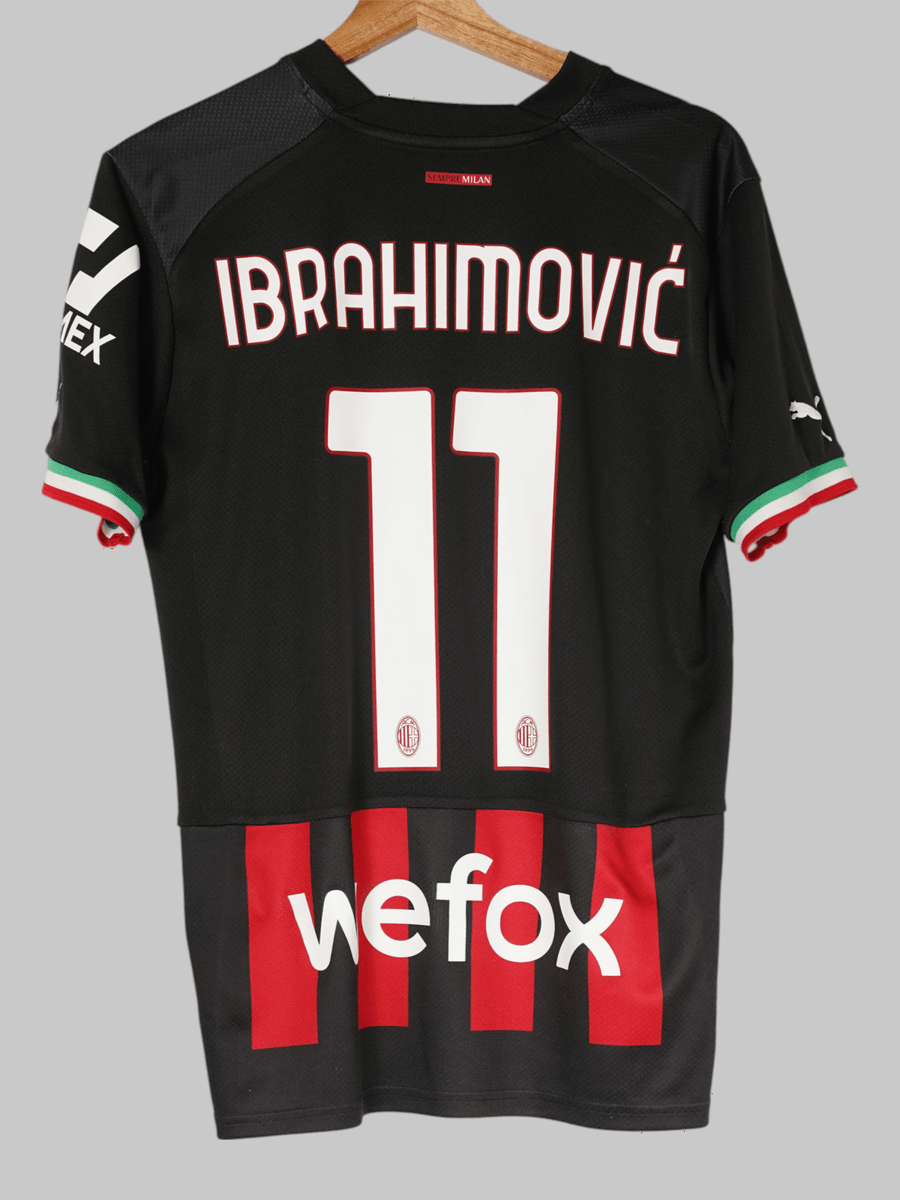 2022/23 AC Milan Ibrahimovic #11 Home Shirt (S)