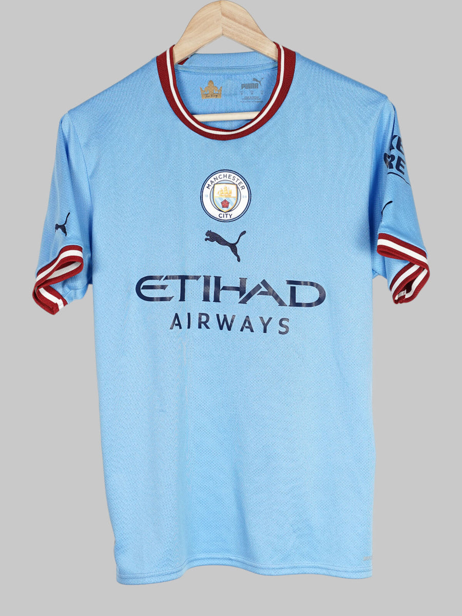 2022/23 Manchester City Haaland #9 Home Shirt (M)