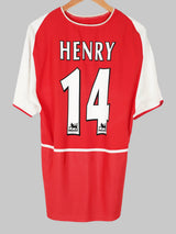2002/04 Arsenal Henry #14 Home Shirt (M)