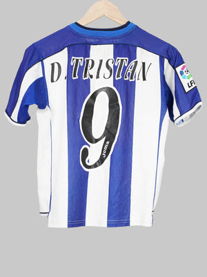 Deportivo de La Coruña Home Shirt 2002/3 D. Tristan 9 (Kids L)