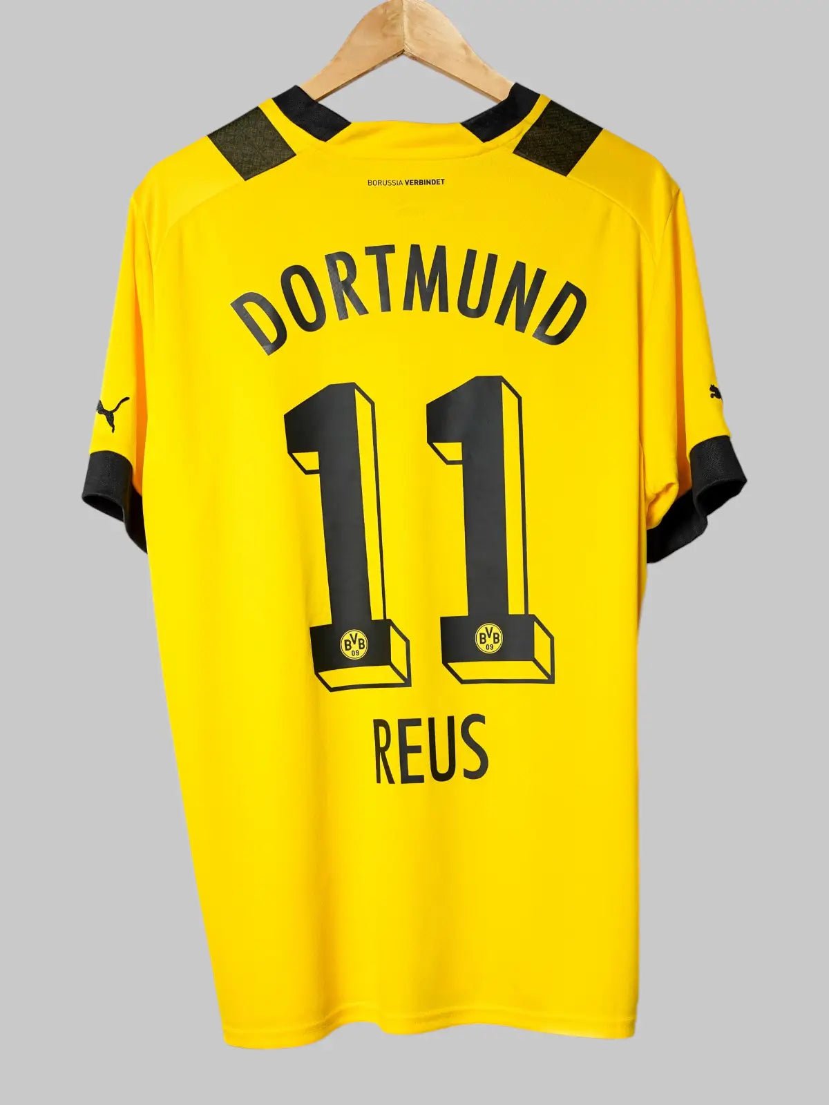 PUMA ドルトムント REUS 11 長袖ユニフォーム L 2022/23 Dortmund Reus #11 Home Shirt (XL) Puma | First11