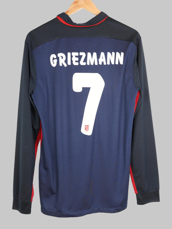 2015/16 Atletico Madrid #7 Griezmann #7 Away Shirt L/S Player Issue (L) Nike