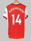 2021/22 Arsenal Aubameyang #14 Heimtrikot Player Issue (M) Adidas