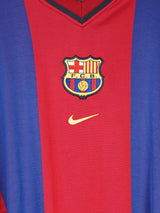 2000/1 Barcelona Rivaldo #10 Home Shirt (XL)
