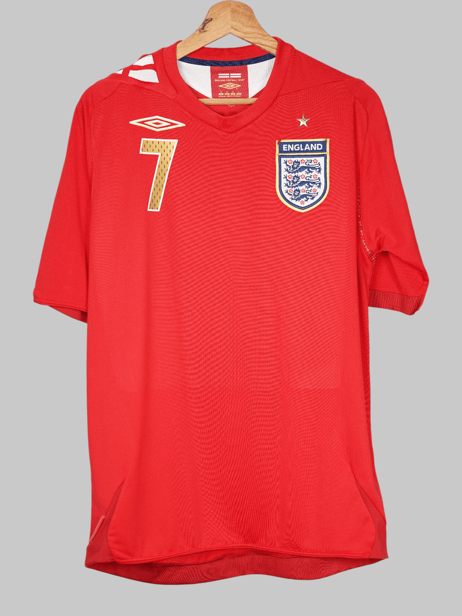 2006/7 England Beckham #7 Away Shirt (M) Umbro – First11 2006/7 England Beckham #7 Away Shirt (M) Umbro – First11