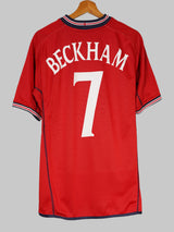 England Away Shirt 2002/3 Beckham 7 (L)