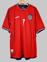 England Away Shirt 2002/3 Beckham 7 (XL)