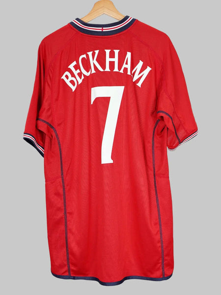 2002/03 England Beckham #7 Away Shirt (XL) Umbro | First11