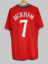 England Away Shirt 2002/3 Beckham 7 (XL)