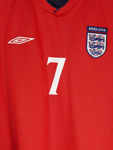 England Away Shirt 2002/3 Beckham 7 (XL)