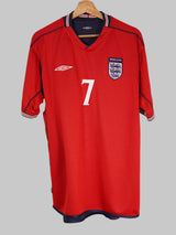 England Away Shirt 2002/3 Beckham 7 (XL)