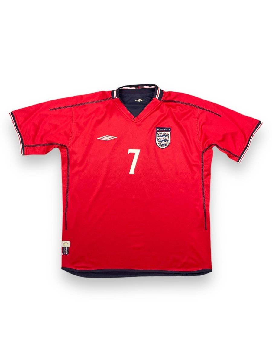 England Away Shirt 2002/4 Beckham #7 - 10/10 - XL