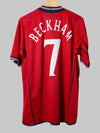 England Away Shirt 2002/4 Beckham #7 (XL)