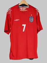 England Away Shirt 2004/5 Beckham 7 (XL)