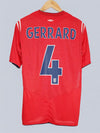 Camiseta de visitante de Inglaterra 2004/6 Gerrard #4 (M)