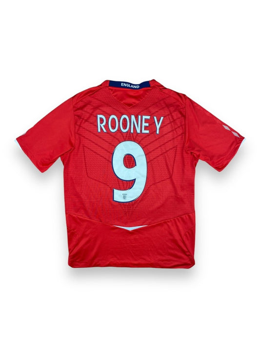 England Away Shirt 2008/9 Rooney #9 - 10/10 - L