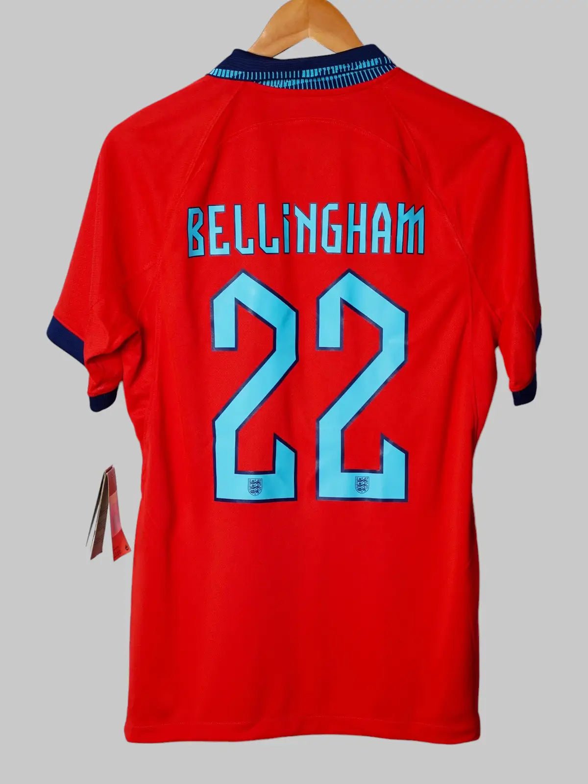 England Away Shirt 2022/23 BNWT Bellingham 22 (S)