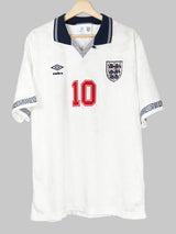 England Home Shirt 1990/92 Lineker #10 (L)
