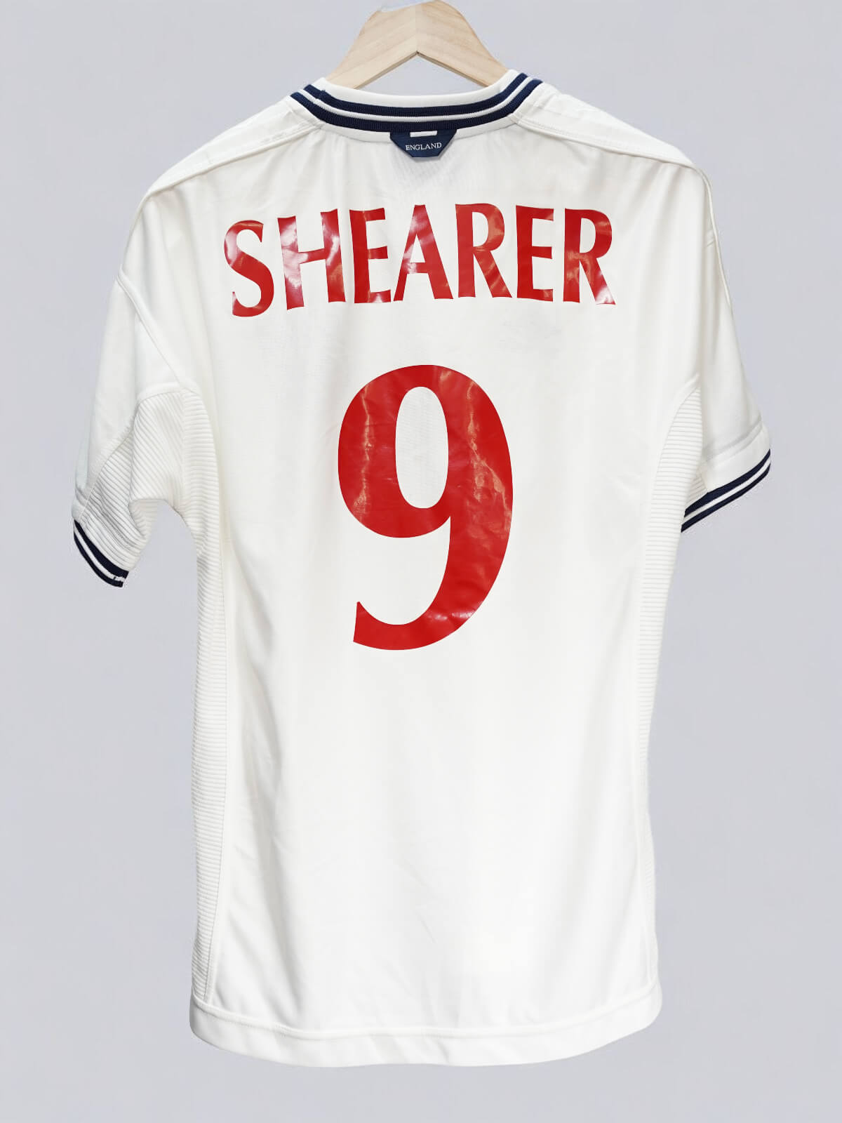 2000/01 England Shearer #9 Home Shirt (M) Umbro – First11
