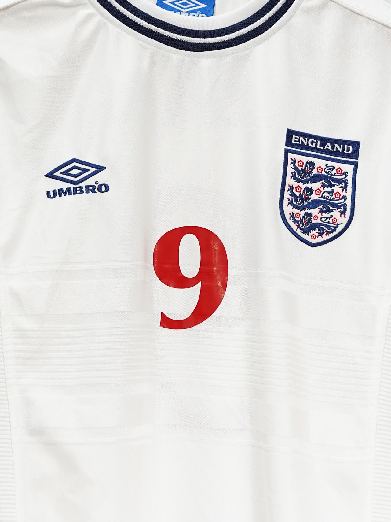 England Home Shirt 2000/1 Shearer 9 (M)