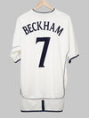 Camiseta de local de Inglaterra 2002/3 Beckham #7 (XL)