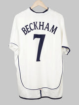 England Home Shirt 2002/3 Beckham 7 (XL)