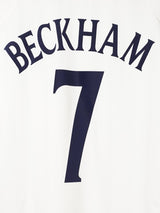 England Home Shirt 2002/3 Beckham 7 (XL)