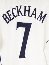 England Home Shirt 2002/3 Beckham 7 (XL)