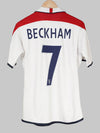 England Home Shirt 2004/5 Beckham #7 (S)
