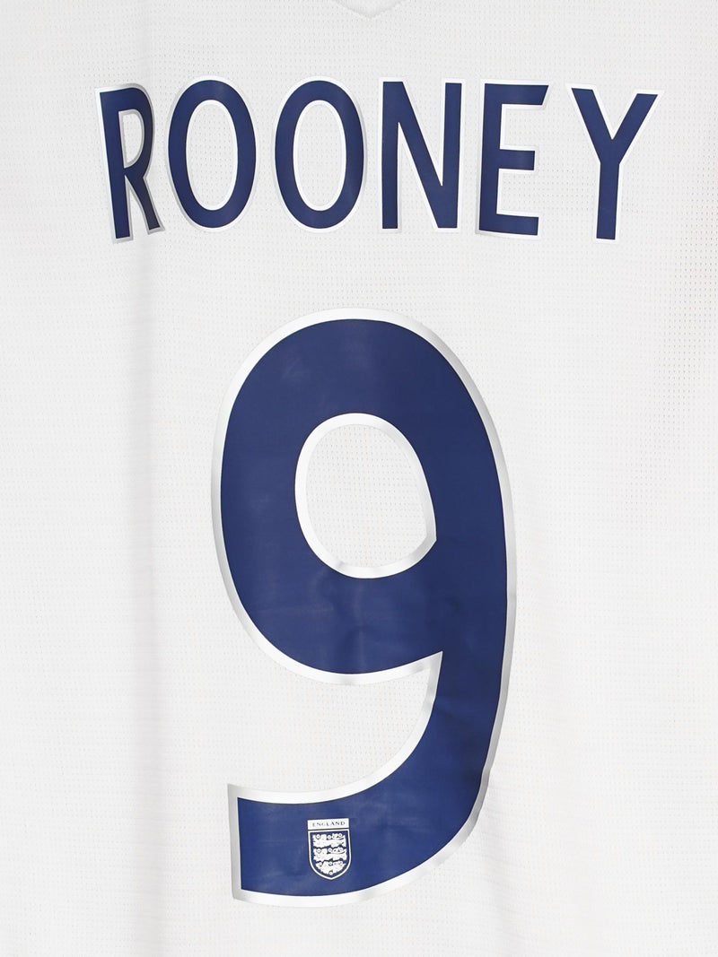 England Home Shirt 2005 - 2007 Rooney 9 (M)