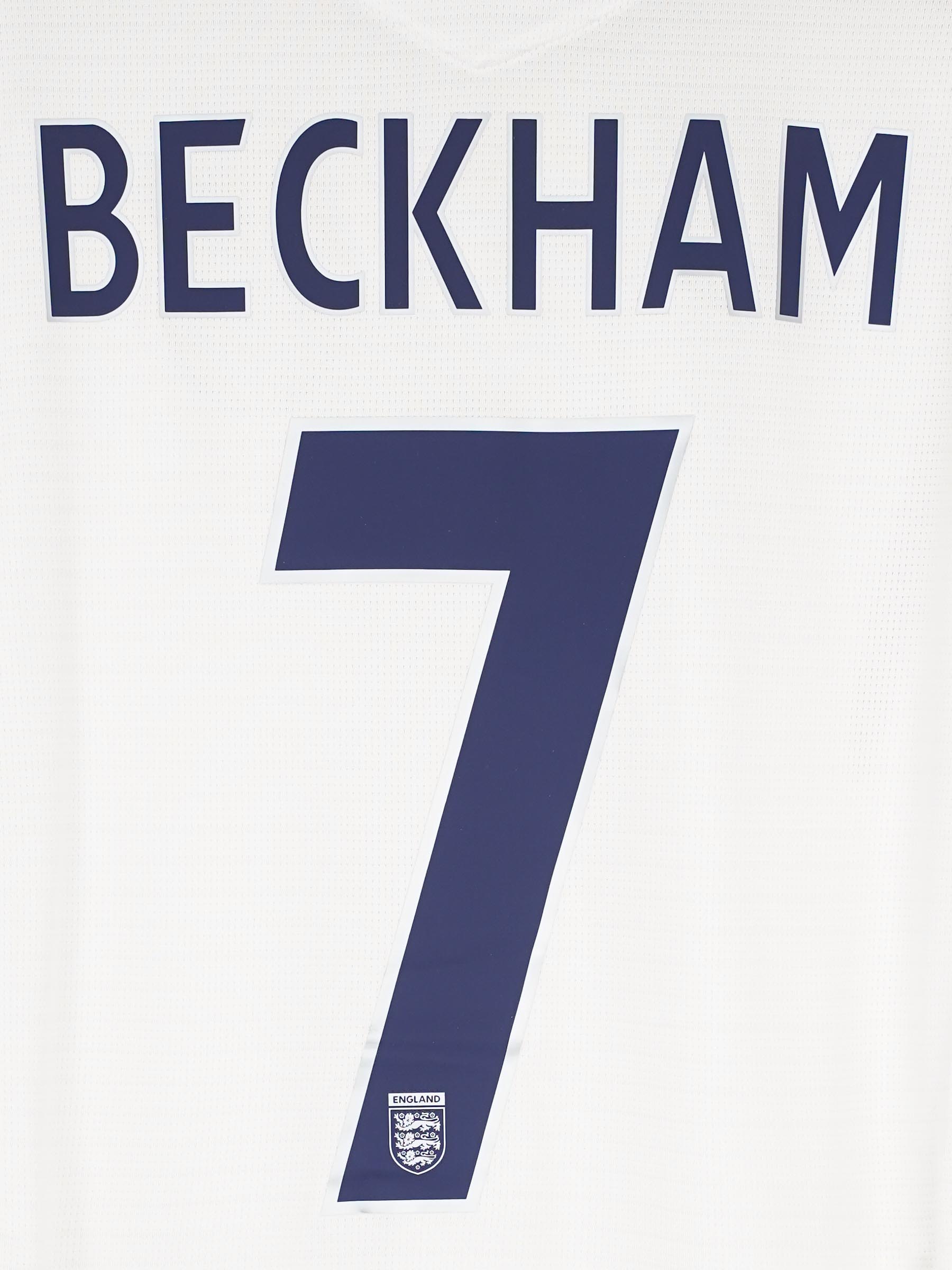 England Home Shirt 2006/7 Beckham 7 (L)