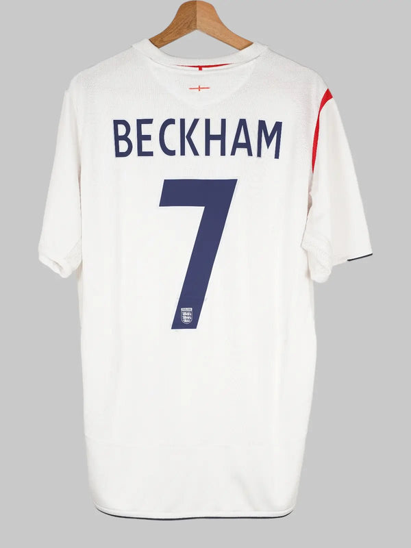 England Home Shirt 2006/7 Beckham #7 (L)